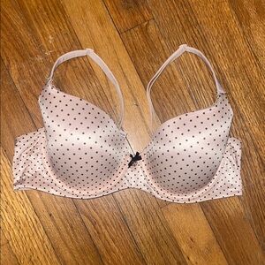 Victoria's Secret Light Pink Polka Dot Bra